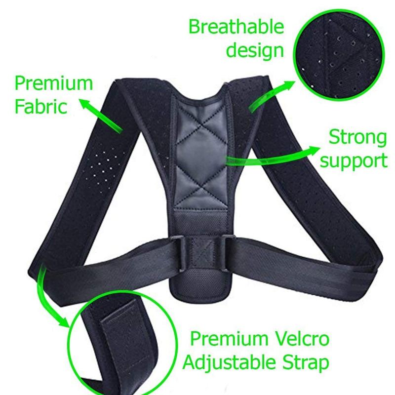 Body Solution™ Posture Corrector (Adjustable to Multiple Body Sizes)