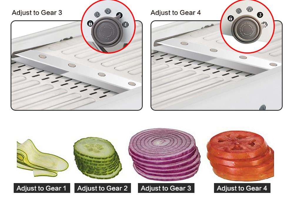 Multi-Function Vegetables Cutter & Slicer - 18 Types (All in One)