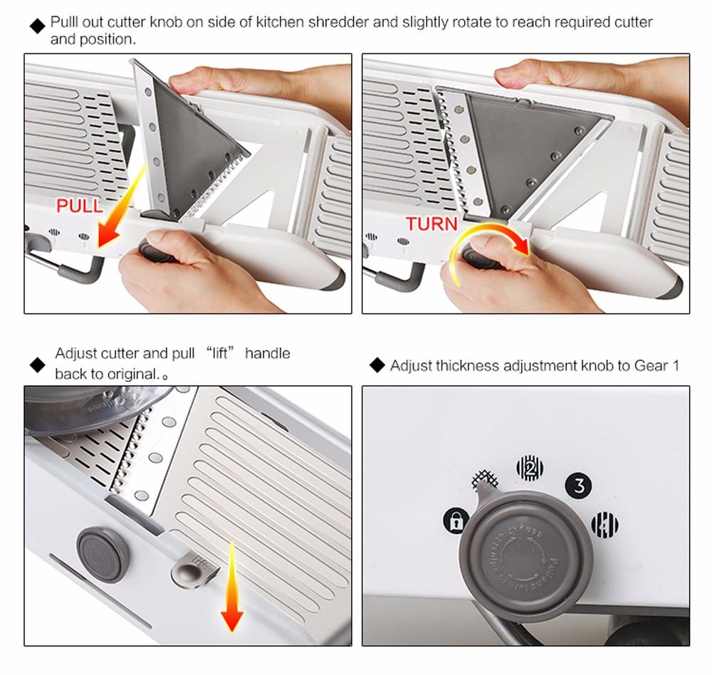Multi-Function Vegetables Cutter & Slicer - 18 Types (All in One)