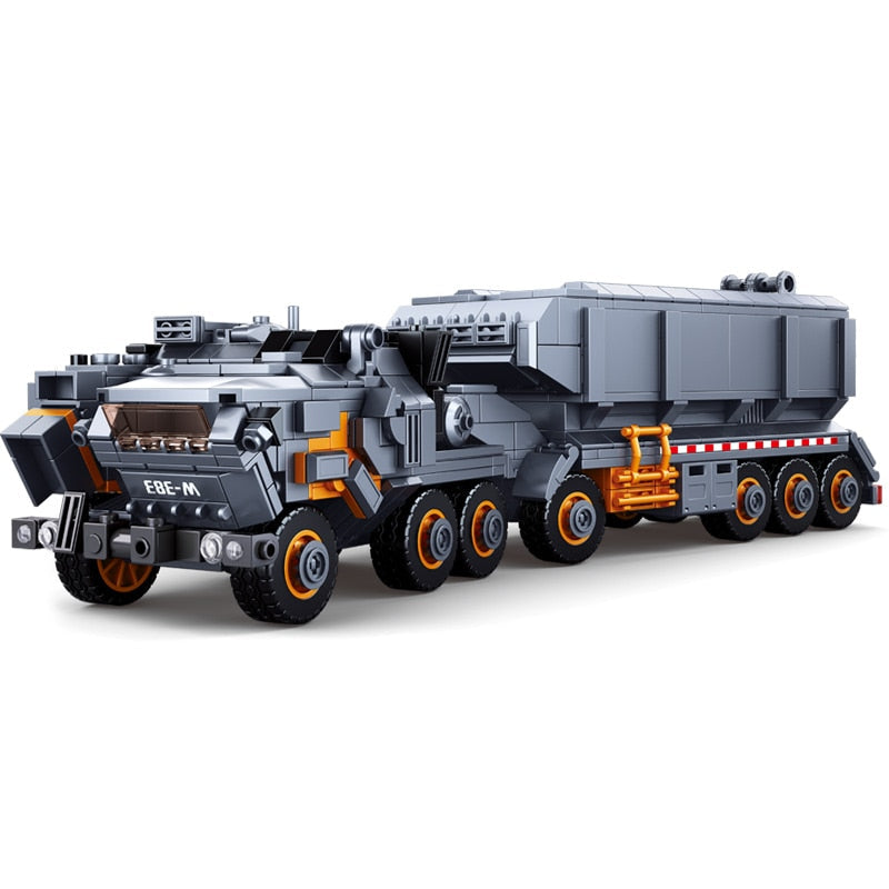 Military Truck Model Building Blocks