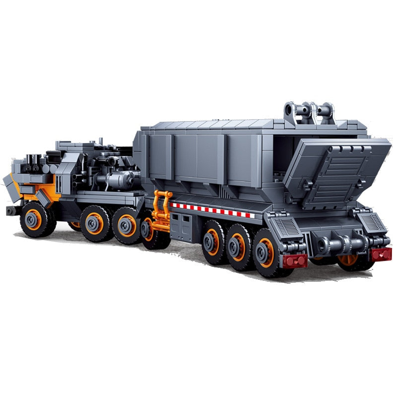 Military Truck Model Building Blocks