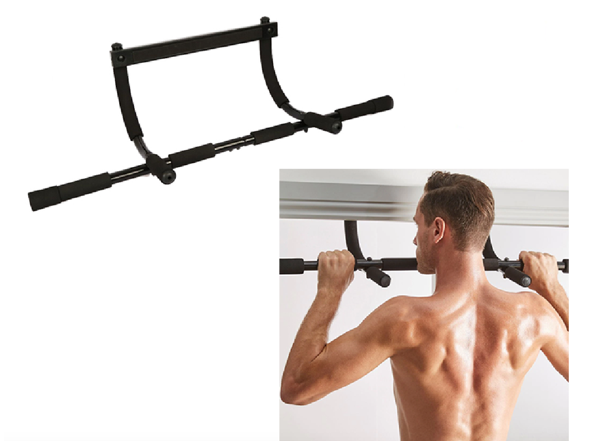 Door Horizontal Bars Steel 200kg Adjustable Home Gym Workout Chin push Up Pull Up Training Bar Sport Fitness Sit-ups Equipments