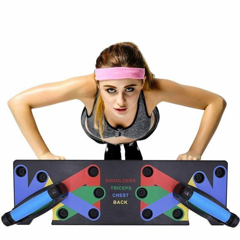 9 in 1 Push Up Rack Board For Workout Push-up Stand Unisex Waist Abdominal Comprehensive Fitness Exercise Tools