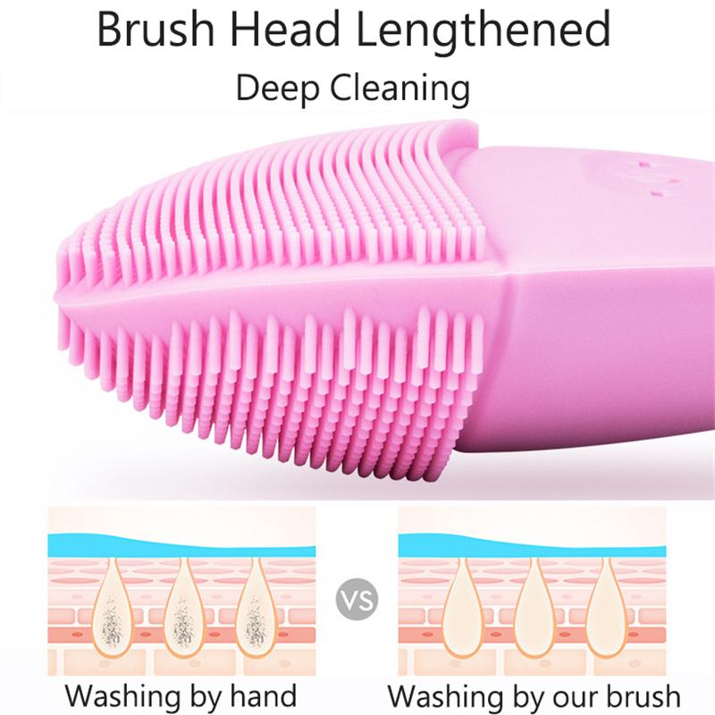 Acne Removal Electric Facial Cleansing Brush Skin Massager Facial Care USB Water Cycle Acne Nose Deep Cleaner Pimple Vacuum Suction Face Scrubber