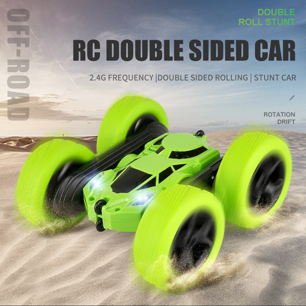 360 Degree Flip Remote Control Stunt Drift RC Car High-Speed Tumbling Crawler Off Road Vehicle