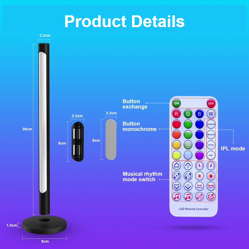 Voice Controlled LED Desktop Atmosphere Light